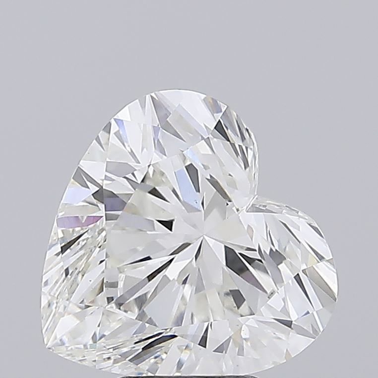 5.04ct F VS1 Rare Carat Ideal Cut Heart Lab Grown Diamond