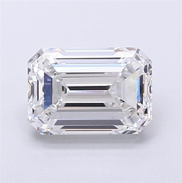 2.02ct E VVS2 Excellent Cut Emerald Lab Grown Diamond