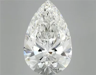 10.90ct F VVS2 Rare Carat Ideal Cut Pear Lab Grown Diamond