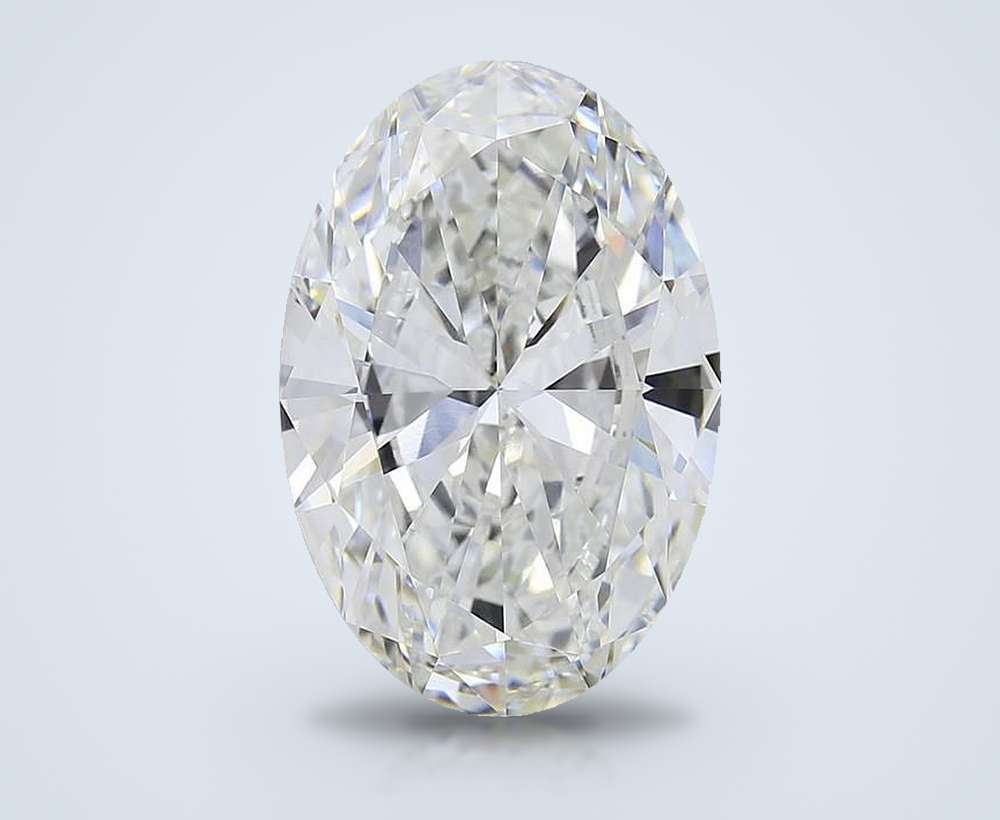 11.03ct G VVS2 Very Good Cut Oval Lab Grown Diamond