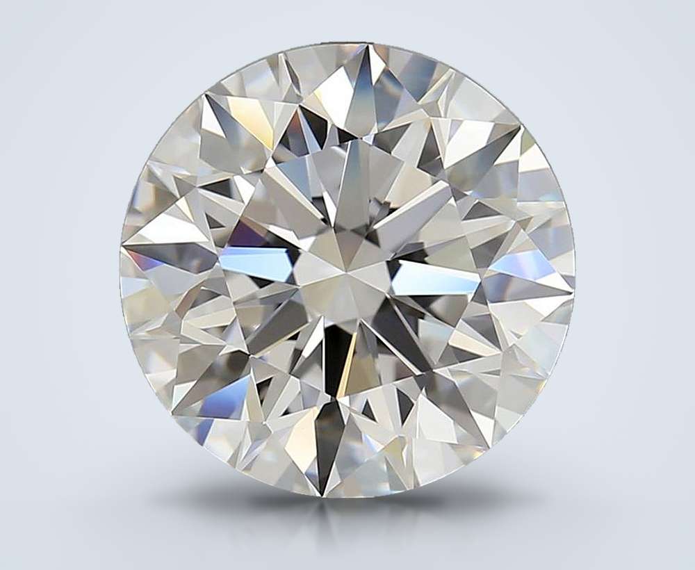 6.18ct D IF Rare Carat Ideal Cut Round Lab Grown Diamond