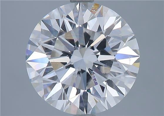 3.67ct F IF Rare Carat Ideal Cut Round Diamond