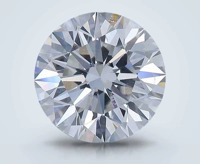 3.67ct F IF Rare Carat Ideal Cut Round Diamond