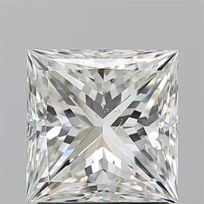2.01ct J SI1 Excellent Cut Princess Diamond