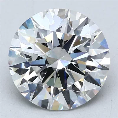 5.01ct F VS1 Rare Carat Ideal Cut Round Lab Grown Diamond