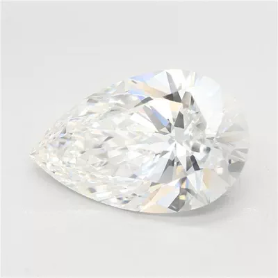 5.10ct F VVS2 Rare Carat Ideal Cut Pear Lab Grown Diamond