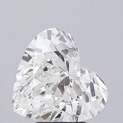 5.01ct F VS1 Rare Carat Ideal Cut Heart Lab Grown Diamond