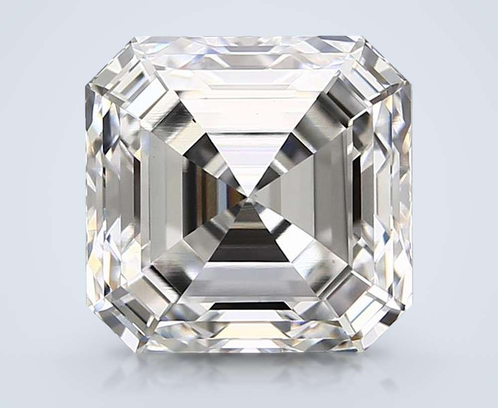 5.06ct E VS1 Rare Carat Ideal Cut Asscher Lab Grown Diamond