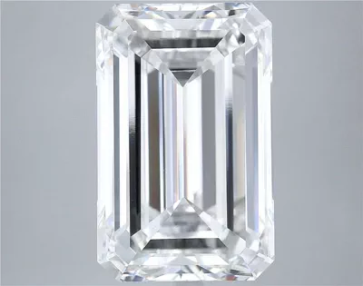 15.50ct F VS1 Rare Carat Ideal Cut Emerald Lab Grown Diamond