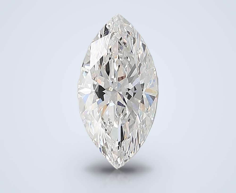 6.06ct E VVS2 Rare Carat Ideal Cut Marquise Lab Grown Diamond