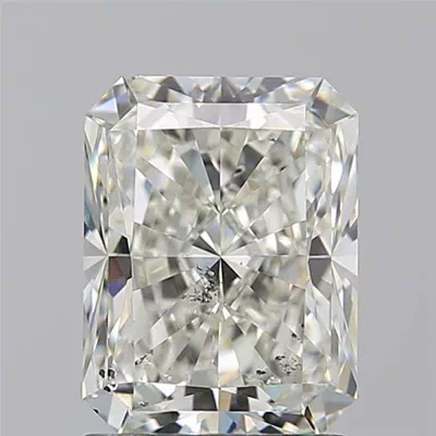 1.90ct K SI2 Rare Carat Ideal Cut Radiant Diamond