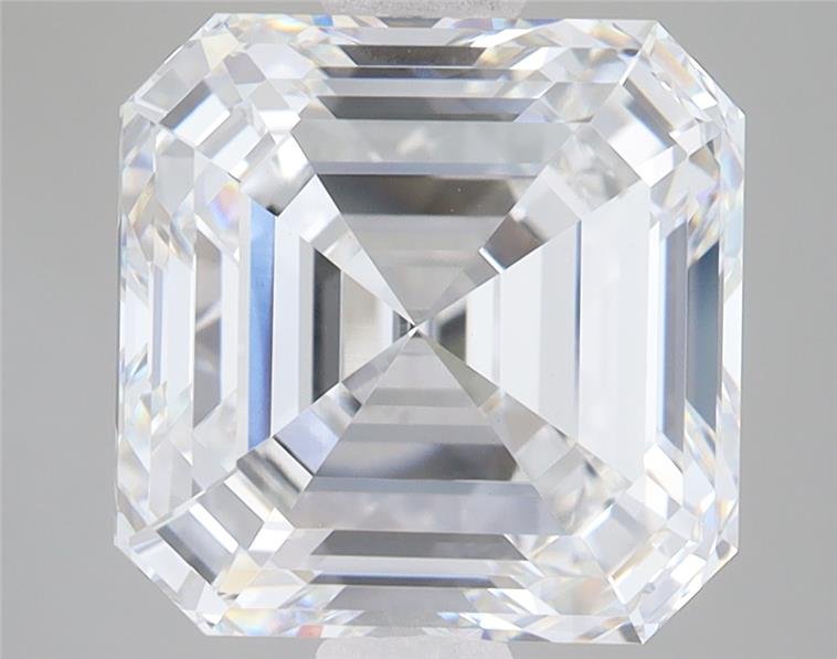 6.26ct E VVS2 Rare Carat Ideal Cut Asscher Lab Grown Diamond
