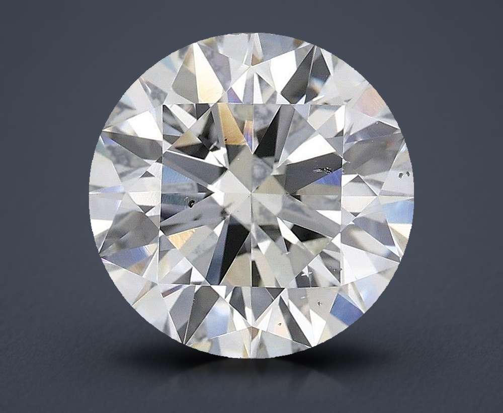 3.50ct H SI1 Rare Carat Ideal Cut Round Diamond