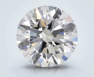 3.50ct H SI1 Rare Carat Ideal Cut Round Diamond