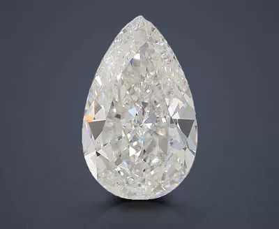 4.04ct E VS2 Rare Carat Ideal Cut Pear Lab Grown Diamond