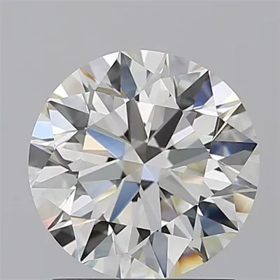 1.52ct K VVS1 Rare Carat Ideal Cut Round Diamond