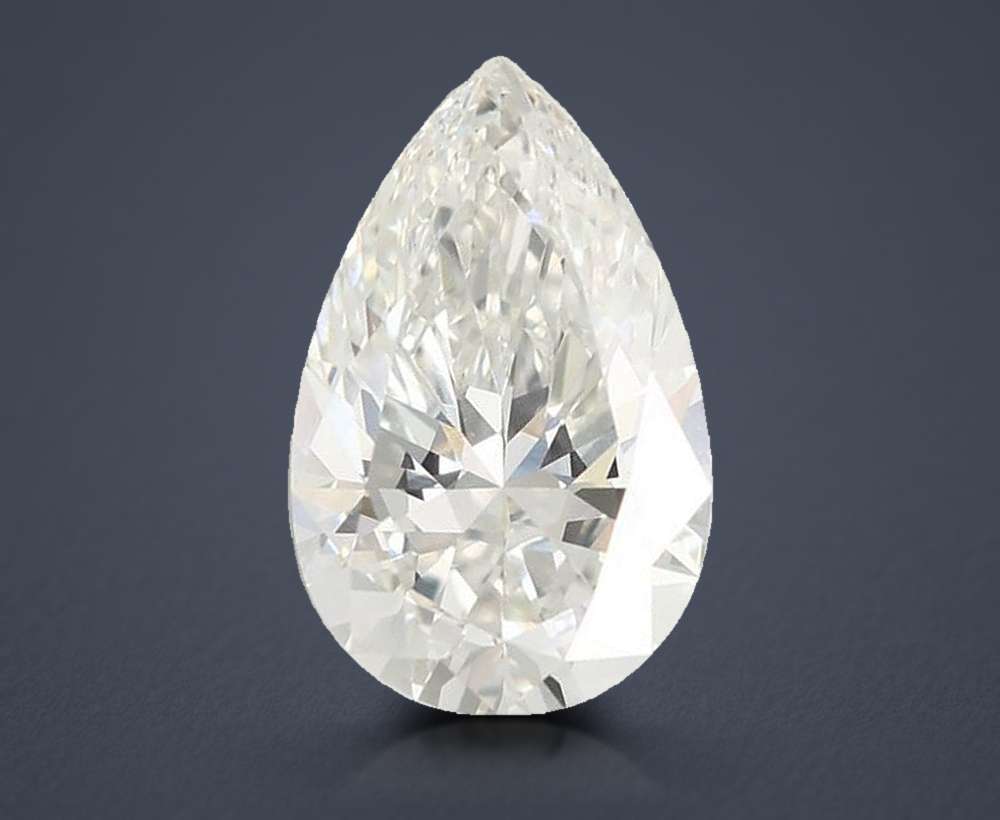 2.03ct G VVS2 Rare Carat Ideal Cut Pear Lab Grown Diamond