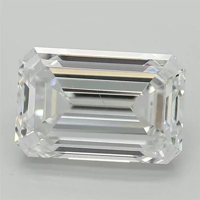 1.57ct D VS2 Very Good Cut Emerald Lab Grown Diamond