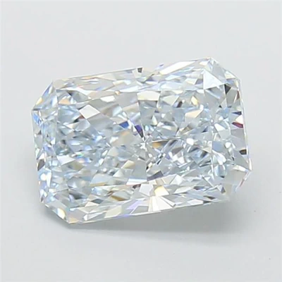 3.01ct H VVS2 Rare Carat Ideal Cut Radiant Lab Grown Diamond