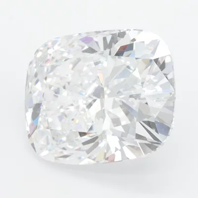 3.08ct D VVS1 Rare Carat Ideal Cut Cushion Lab Grown Diamond
