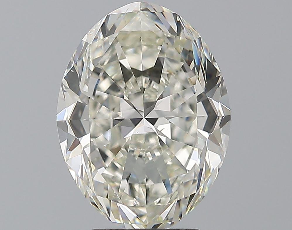 4.01ct J VS2 Rare Carat Ideal Cut Oval Diamond