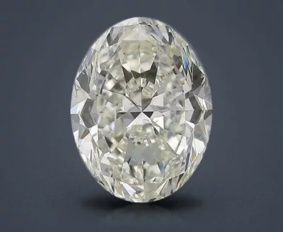 4.01ct J VS2 Rare Carat Ideal Cut Oval Diamond