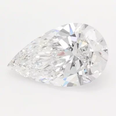1.33ct D VVS1 Rare Carat Ideal Cut Pear Lab Grown Diamond