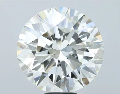 12.05ct K SI2 Rare Carat Ideal Cut Round Diamond