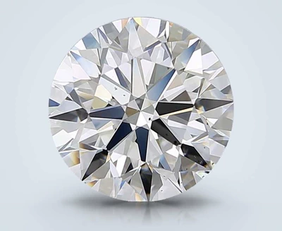 4.01ct J VS2 Rare Carat Ideal Cut Round Diamond