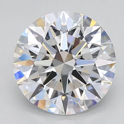 3.22ct D VVS2 Rare Carat Ideal Cut Round Lab Grown Diamond