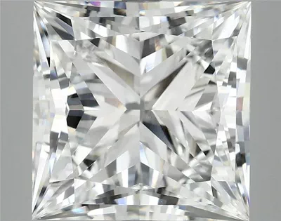 7.16ct E VVS2 Rare Carat Ideal Cut Princess Lab Grown Diamond