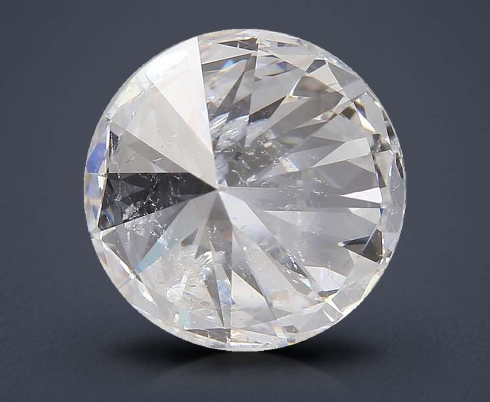 3.00ct D SI2 Very Good Cut Round Diamond