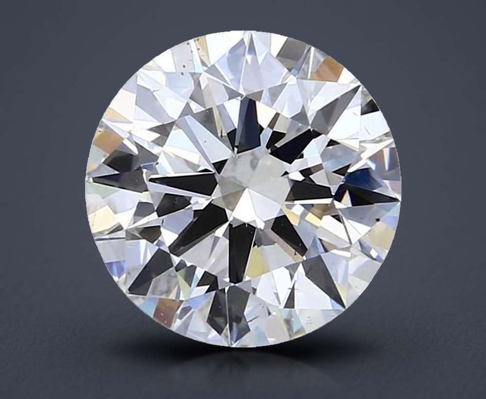 3.50ct G SI2 Rare Carat Ideal Cut Round Diamond