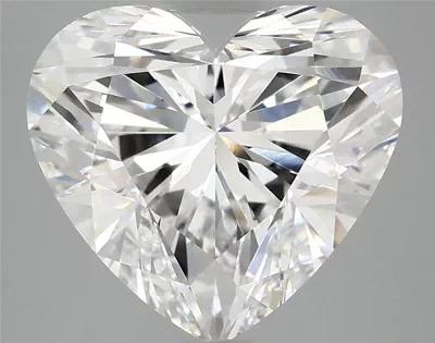 5.09ct E VVS2 Rare Carat Ideal Cut Heart Lab Grown Diamond