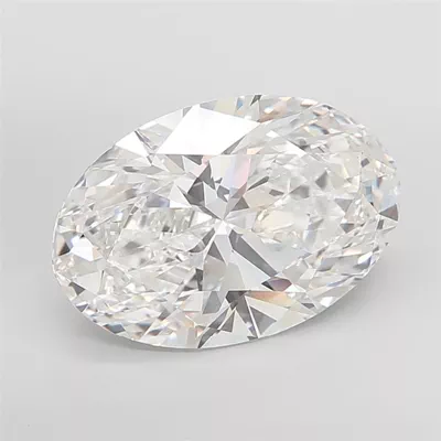 20.19ct F VS1 Rare Carat Ideal Cut Oval Lab Grown Diamond