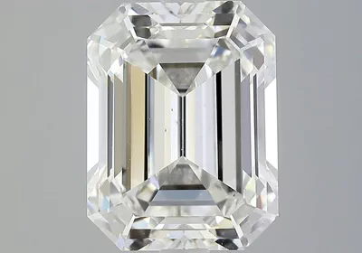 6.08ct J VS2 Rare Carat Ideal Cut Emerald Diamond