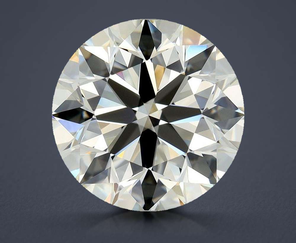 3.01ct K VVS2 Excellent Cut Round Diamond