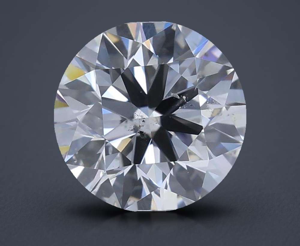 0.48ct D SI2 Rare Carat Ideal Cut Round Diamond