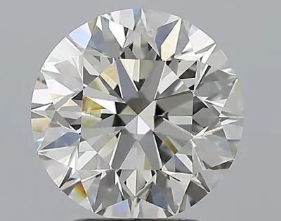 3.01ct K VVS2 Excellent Cut Round Diamond