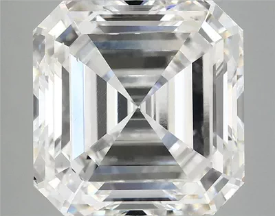 7.02ct F VS2 Excellent Cut Asscher Lab Grown Diamond