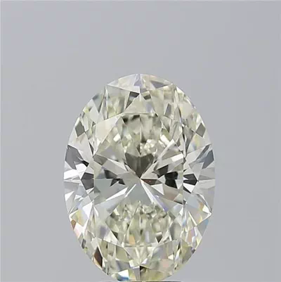 5.01ct J VS2 Rare Carat Ideal Cut Oval Diamond