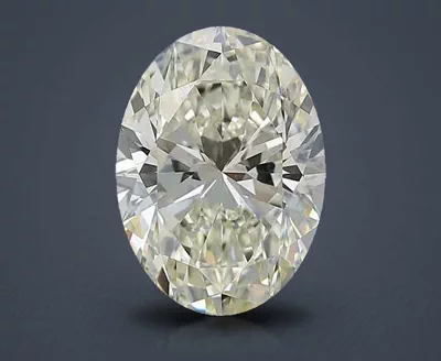 5.01ct J VS2 Rare Carat Ideal Cut Oval Diamond