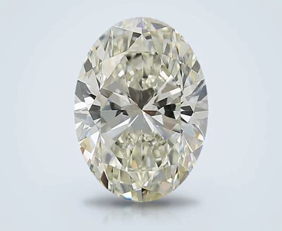 5.01ct J VS2 Rare Carat Ideal Cut Oval Diamond