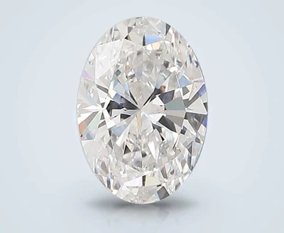 3.06ct F VVS2 Rare Carat Ideal Cut Oval Lab Grown Diamond