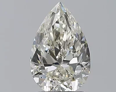 1.70ct K SI1 Rare Carat Ideal Cut Pear Diamond