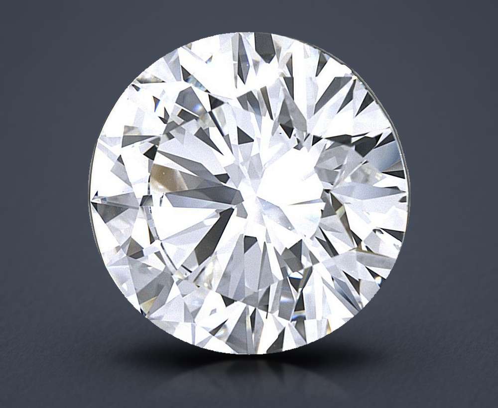 5.56ct F VS1 Rare Carat Ideal Cut Round Diamond