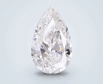 8.01ct F VVS2 Rare Carat Ideal Cut Pear Lab Grown Diamond