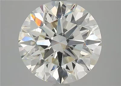 3.47ct J VS2 Rare Carat Ideal Cut Round Diamond