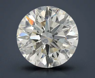 3.47ct J VS2 Rare Carat Ideal Cut Round Diamond