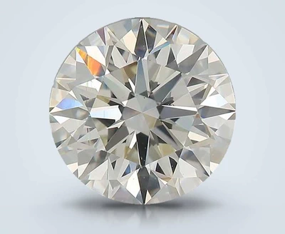 3.47ct J VS2 Rare Carat Ideal Cut Round Diamond